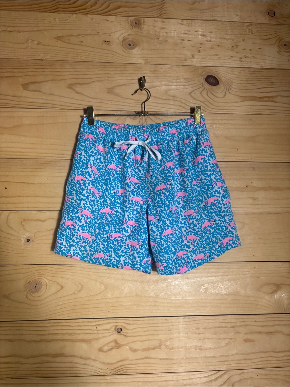 Chubbies flamingo swim trunks size Small